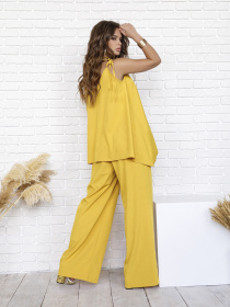 Костюм ISSA Plus модель 12067_mustard Фото