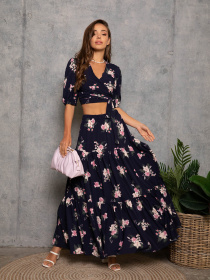 Костюмы ISSA Plus модель 12731_blue Фото