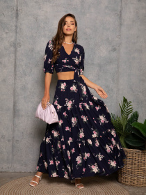 Костюмы ISSA Plus модель 12731_blue Фото