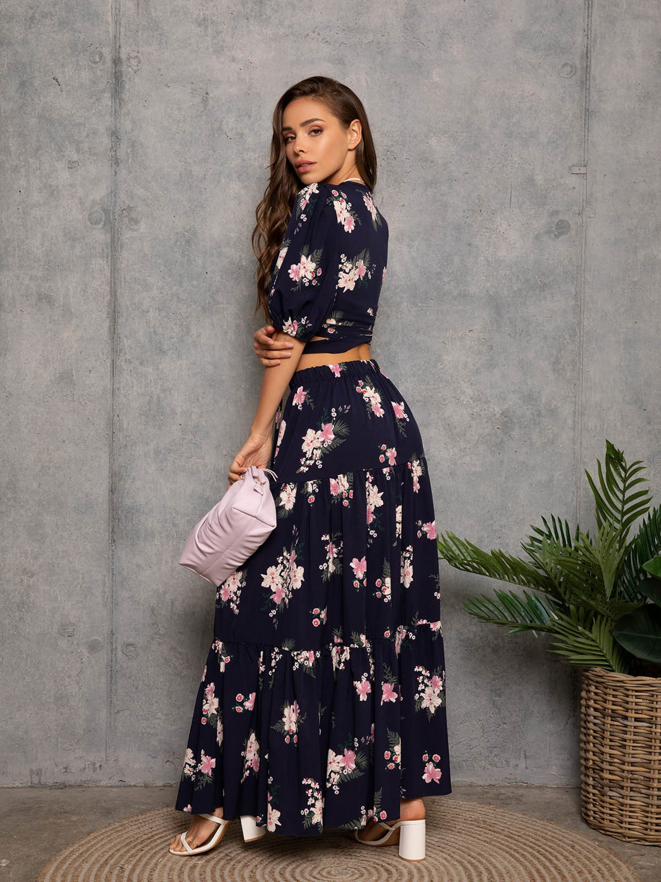 Костюми ISSA Plus модель 12731_blue Фото