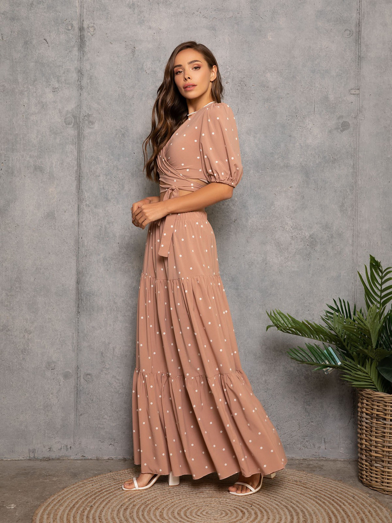 Костюмы ISSA Plus модель 12733_brown Фото