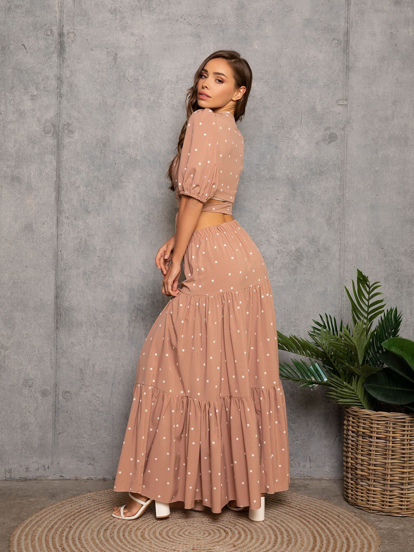 Костюмы ISSA Plus модель 12733_brown Фото