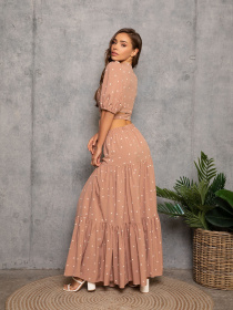 Костюмы ISSA Plus модель 12733_brown Фото