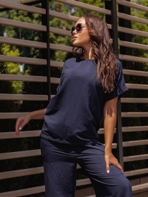 Костюм ISSA Plus модель 12766_blue Фото