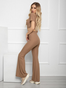 Повсякденний костюм ISSA Plus модель 12597_beige Повсякденний костюм ISSA Plus модель 12597_beige Фото