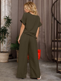 Костюм ISSA Plus модель 12766_darkgreen Фото