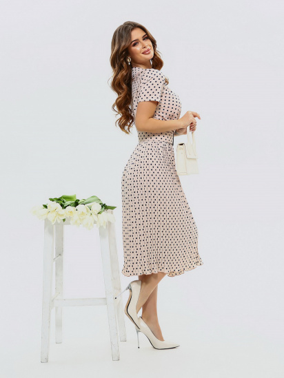 Сукні ISSA Plus модель 11533_beige — фото - INTERTOP