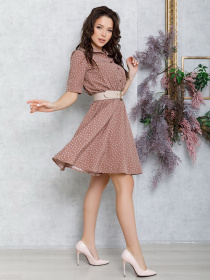 Платья ISSA Plus модель 12559_brown Фото