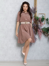 Платья ISSA Plus модель 12559_brown Фото