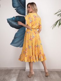 Платья ISSA Plus модель SA-200_yellow Фото