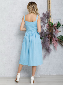 Сарафан ISSA Plus модель 11782_blue Фото