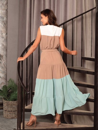 Сукні ISSA Plus модель SA-260_mint — фото 3 - INTERTOP