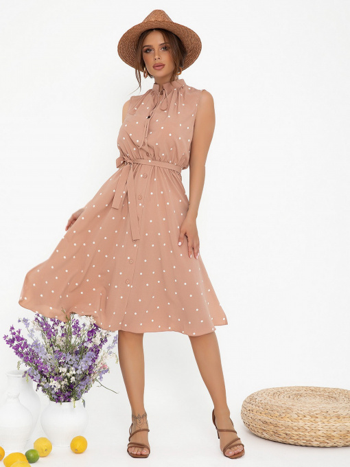 Платья ISSA Plus модель 13018_beige Фото