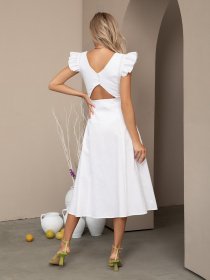 Сарафан ISSA Plus модель 12803_white Фото