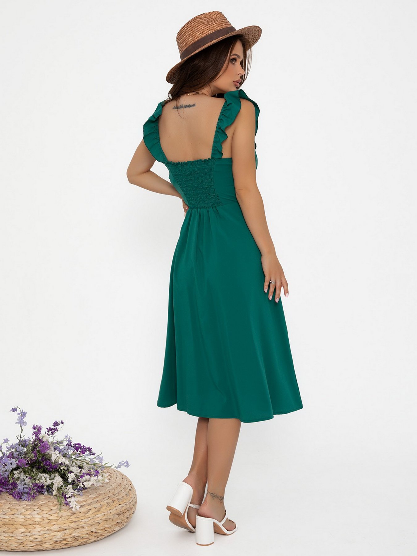 Платья ISSA Plus модель SA-273_green Фото