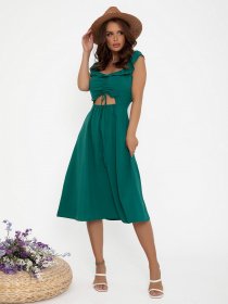 Платья ISSA Plus модель SA-273_green Фото