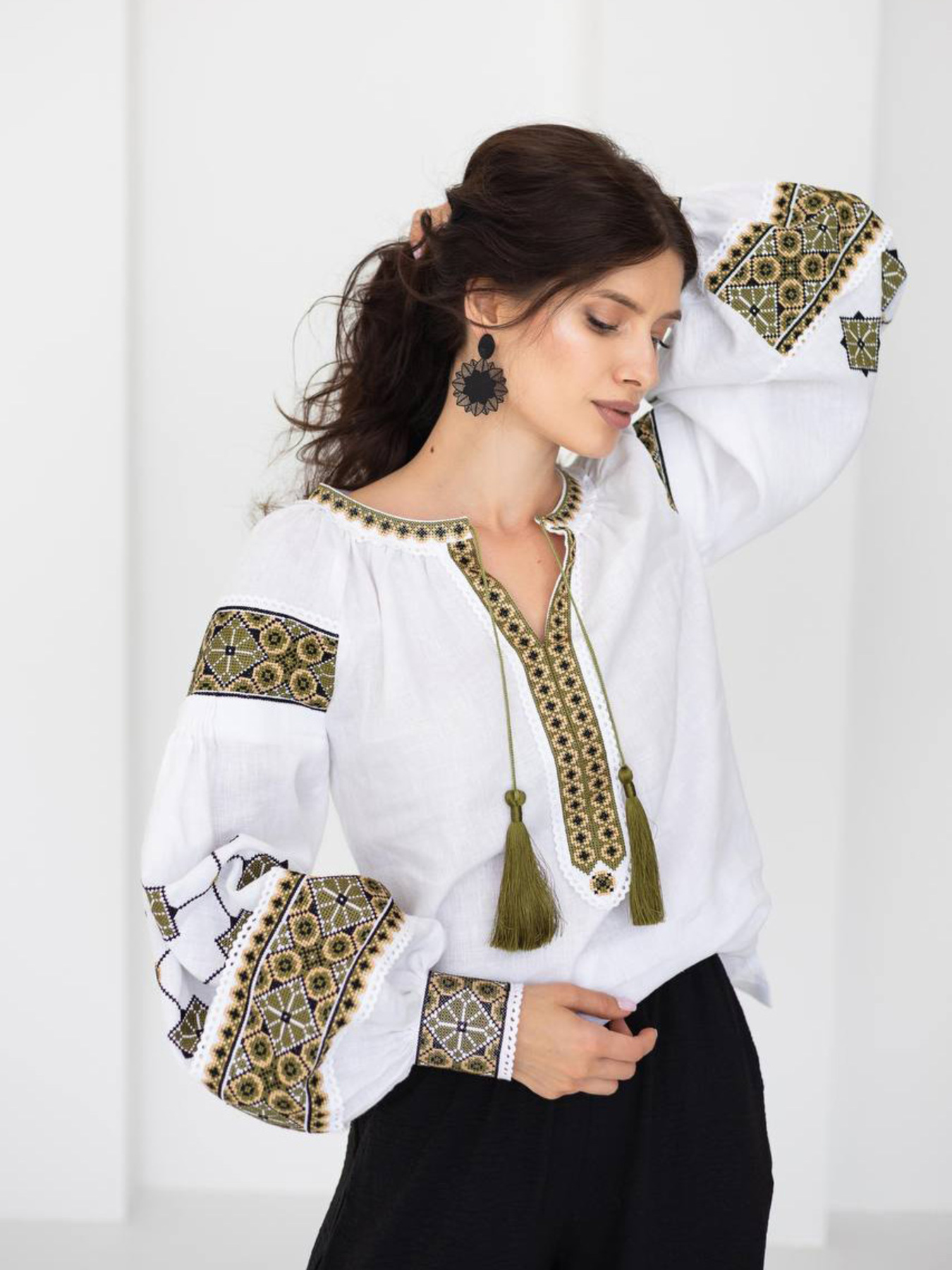 Вишита блуза Оберіг модель OBERIH1 Фото