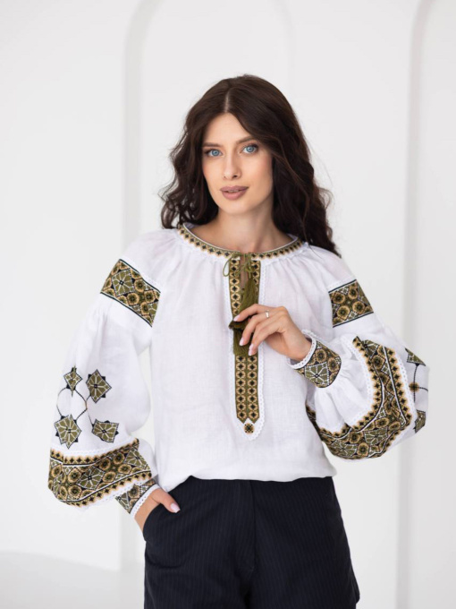 Вишита блуза Оберіг модель OBERIH1 Фото