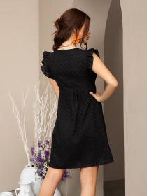 Платье мини ISSA Plus модель 12782_black Фото