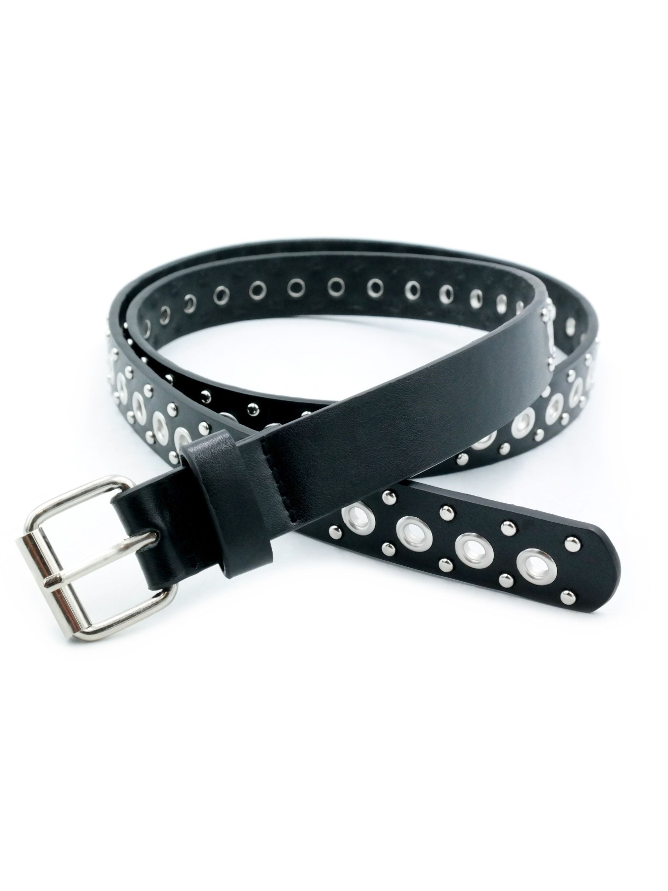 Жіночий ремінь Weatro 2,3 х 110 см Чорний zhkz-23cm-032 модель zhkz-23cm-032 Фото