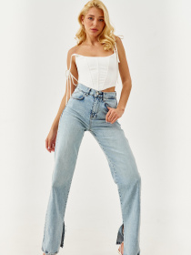 Прямі джинси Gepur модель 38107 Прямі джинси Gepur модель 38107 Фото