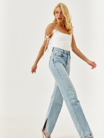 Прямі джинси Gepur модель 38107 Прямі джинси Gepur модель 38107 Фото