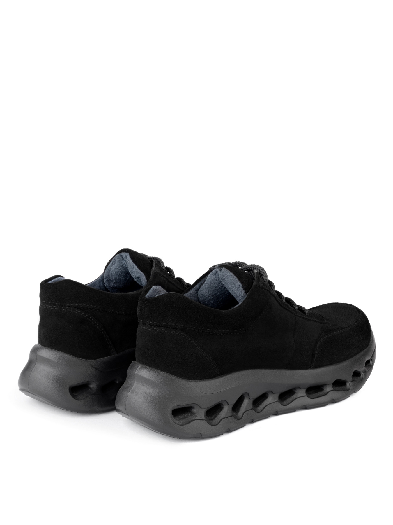 Кросівки чоловічі замшеві Casey чорні модель oc1314 Фото