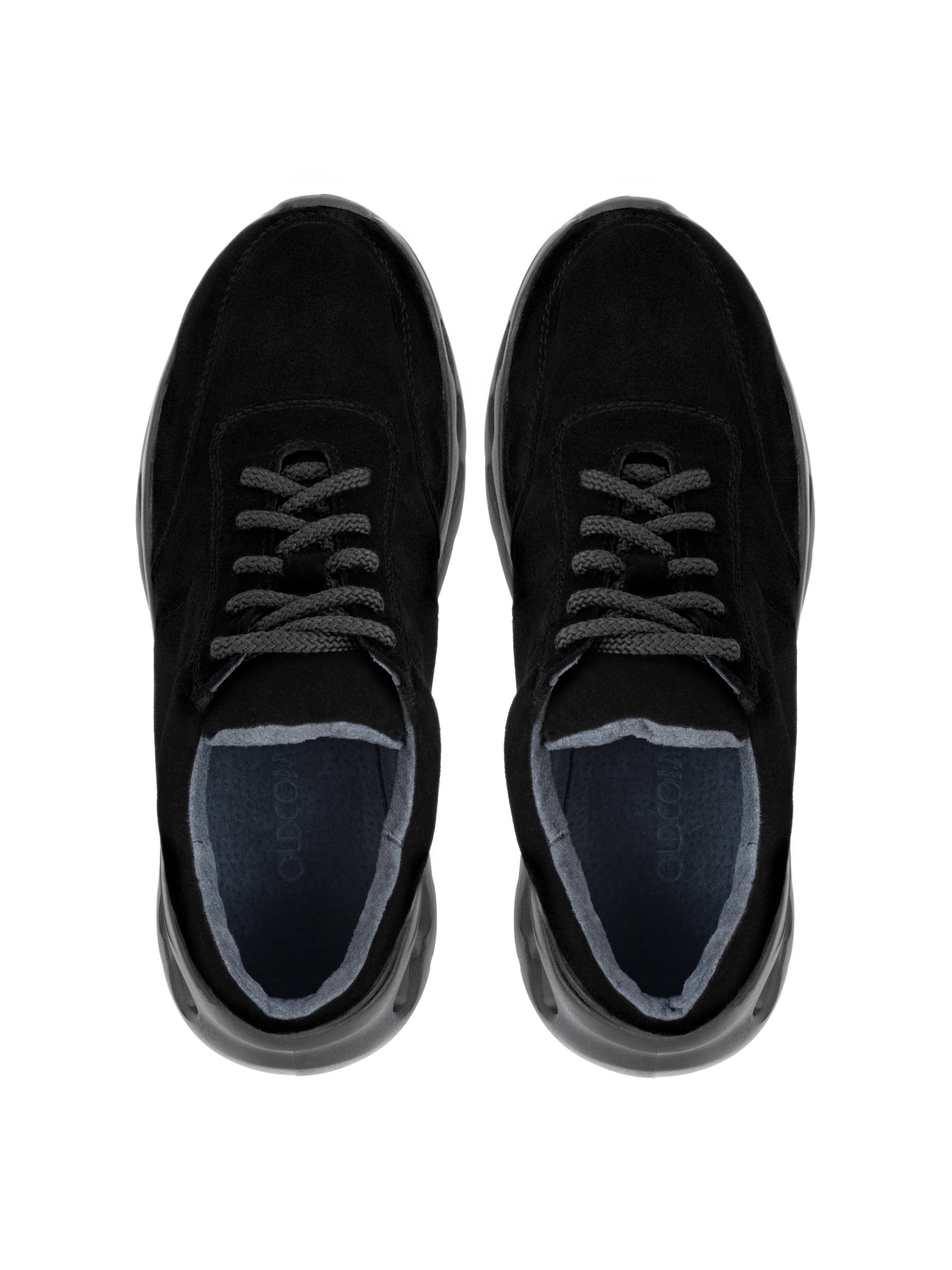 Кросівки чоловічі замшеві Casey чорні модель oc1314 Фото