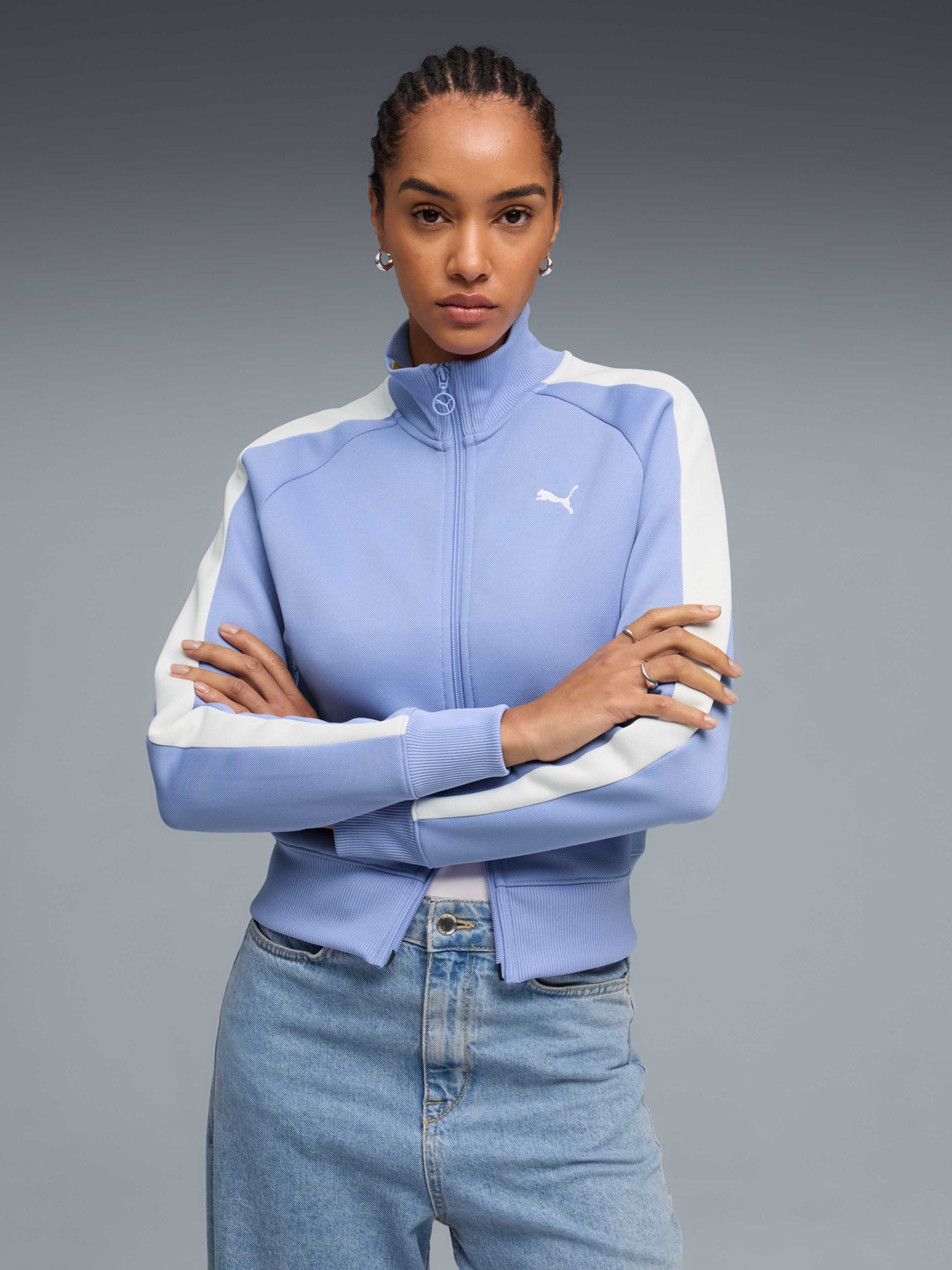 Худі та світшоти PUMA T7 Jacket модель 629796 Фото