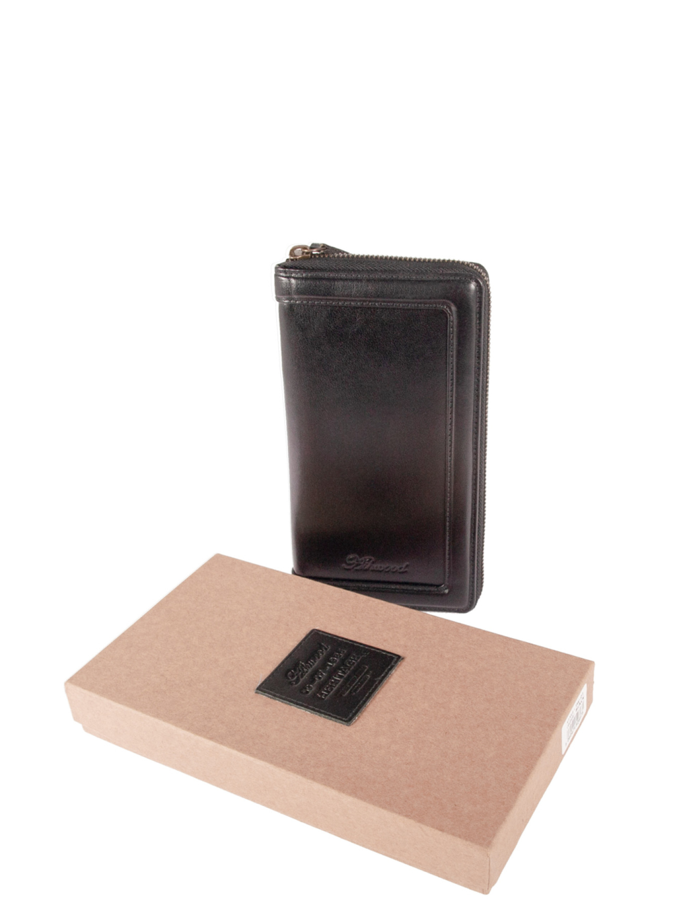 Кошельки Ashwood Leather модель TW01 BLACK Фото