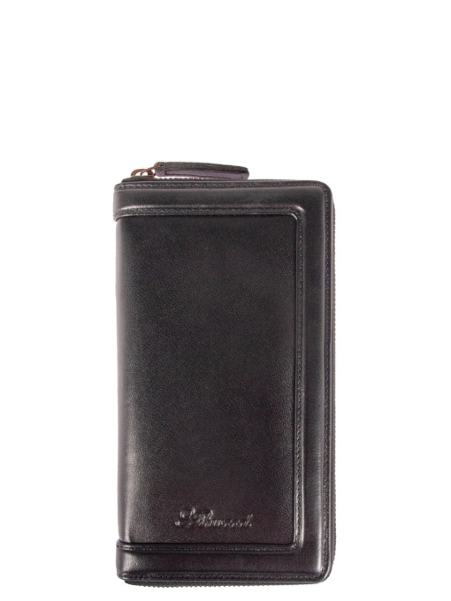 Гаманець Ashwood Leather модель TW01 BLACK Фото