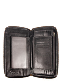 Кошельки Ashwood Leather модель TW01 BLACK Фото