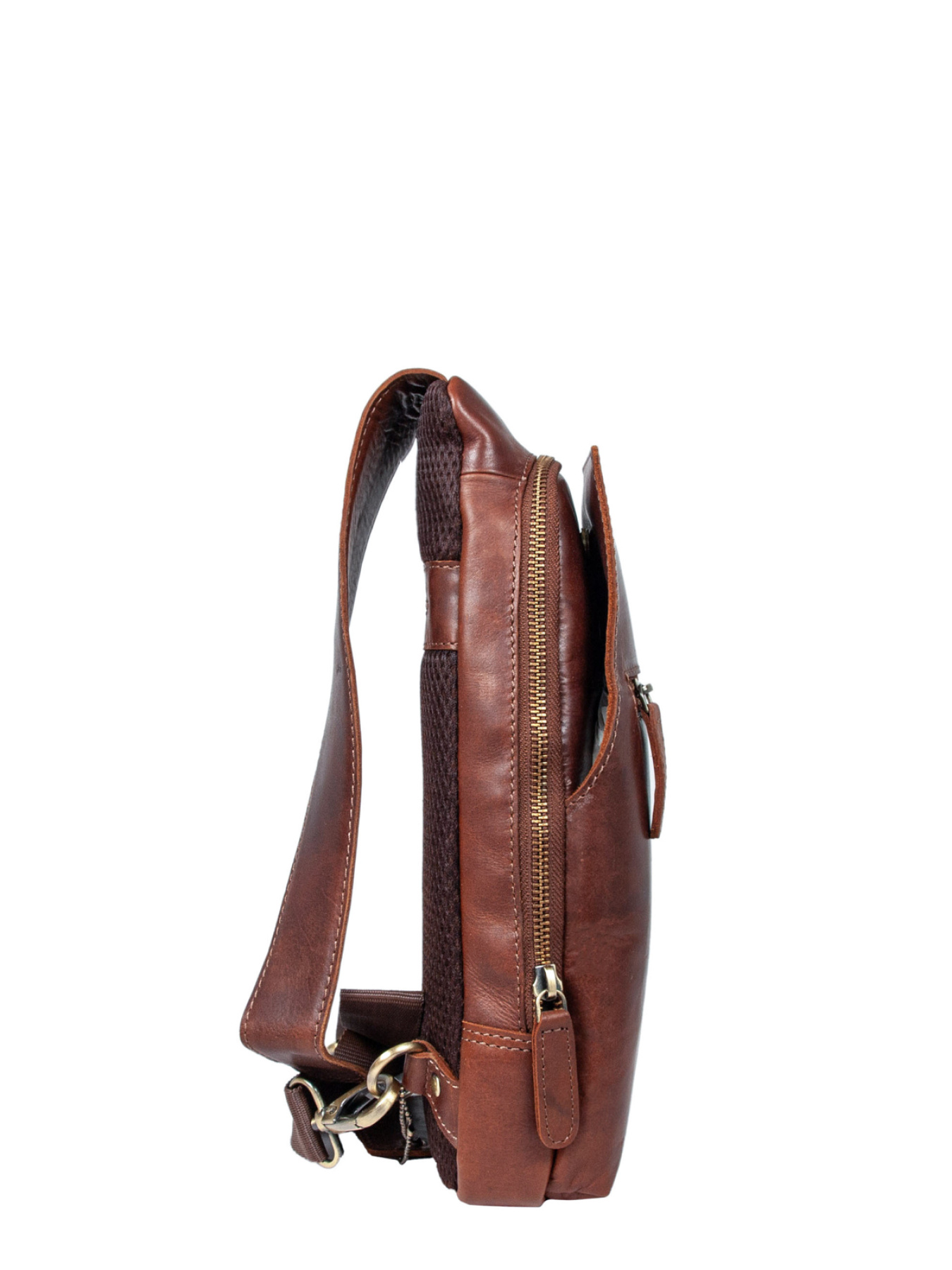 Мессенджер Ashwood Leather модель K43 CHESTNUT Фото