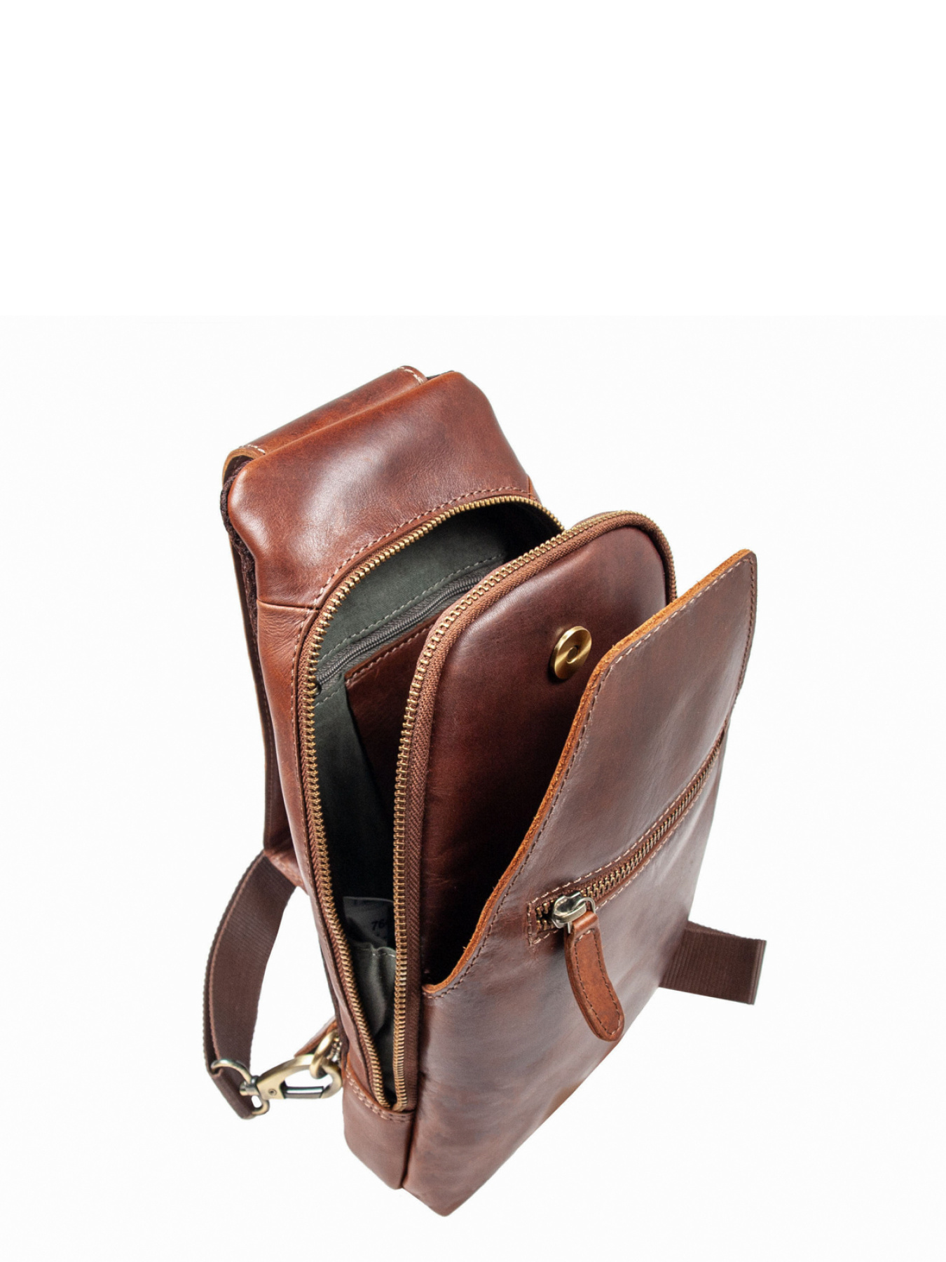 Мессенджер Ashwood Leather модель K43 CHESTNUT Фото