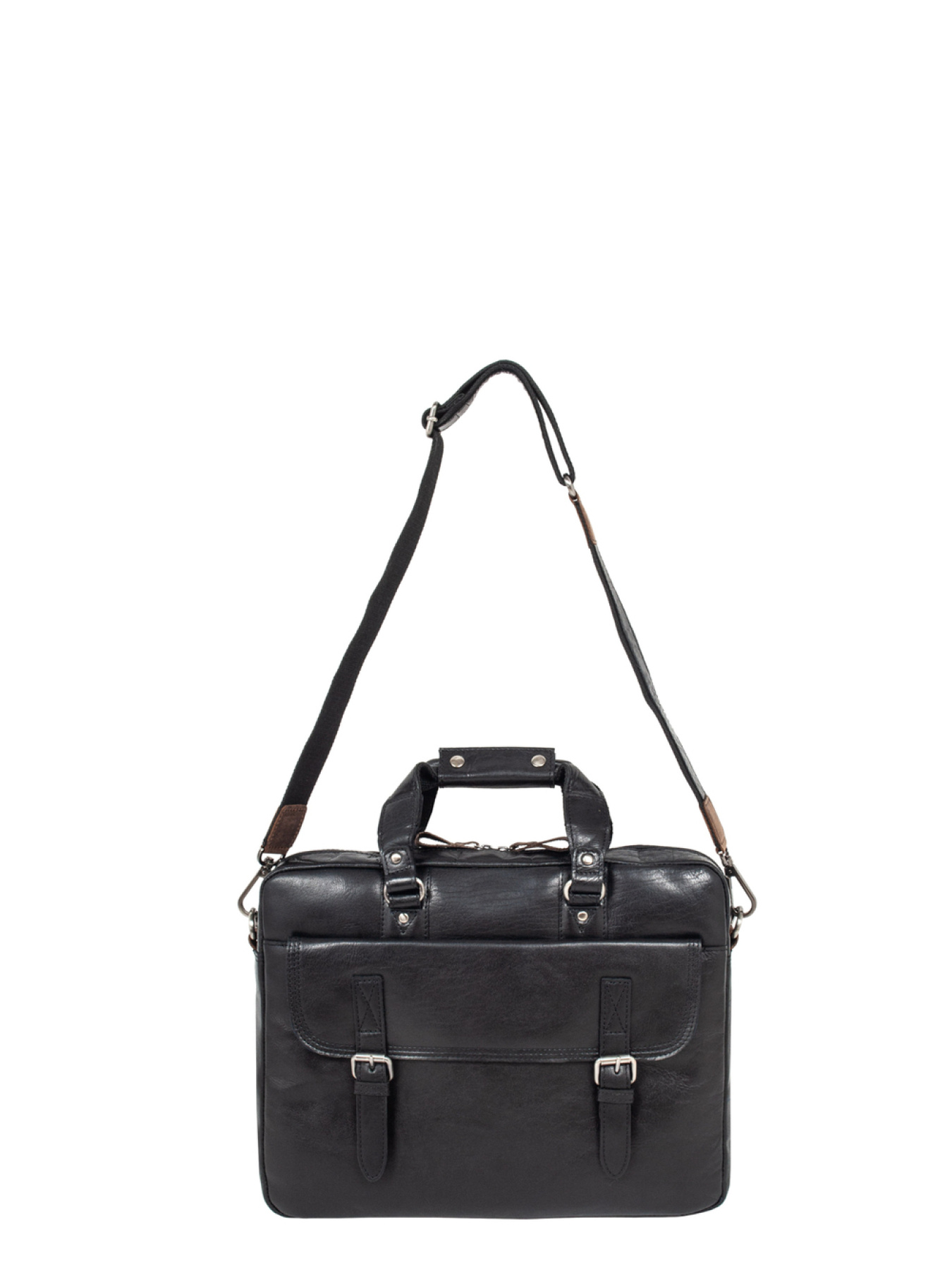 Сумки Ashwood Leather модель F83 BLACK/MUD Фото