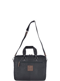 Сумка для ноутбука Ashwood Leather модель F83 BLACK/MUD Фото