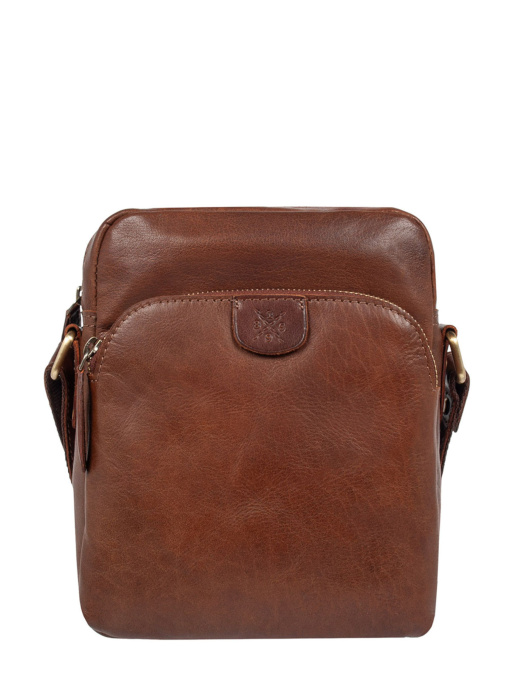 Мессенджер Ashwood Leather модель T79 CHESTNUT Фото