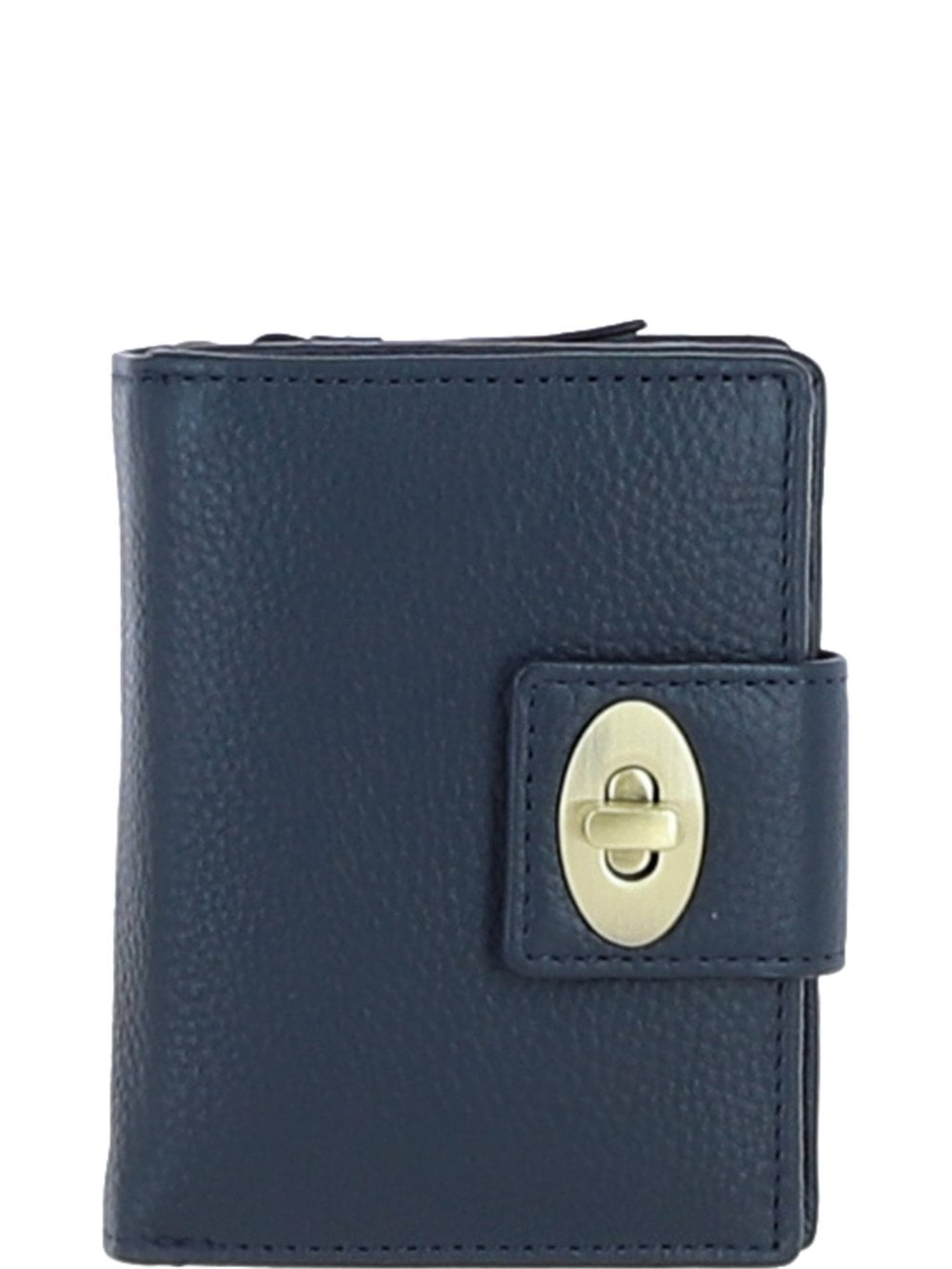 Ashwood Leather Портмоне (6951) Жіноче, колір - Темно-синій, матеріал - Шкіра Ashwood Leather - купити в Україні