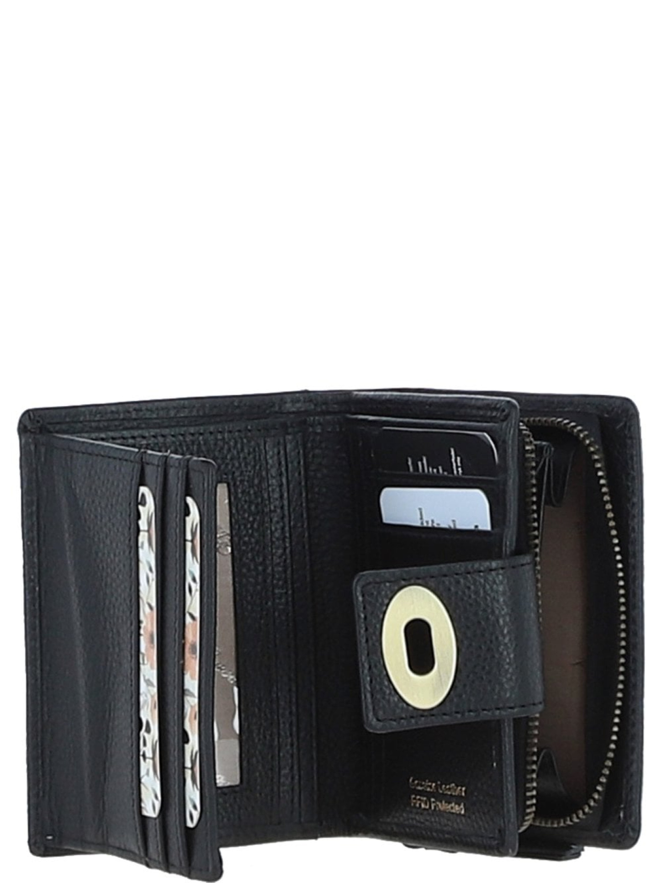 Портмоне Ashwood Leather модель Y60 BLK Фото