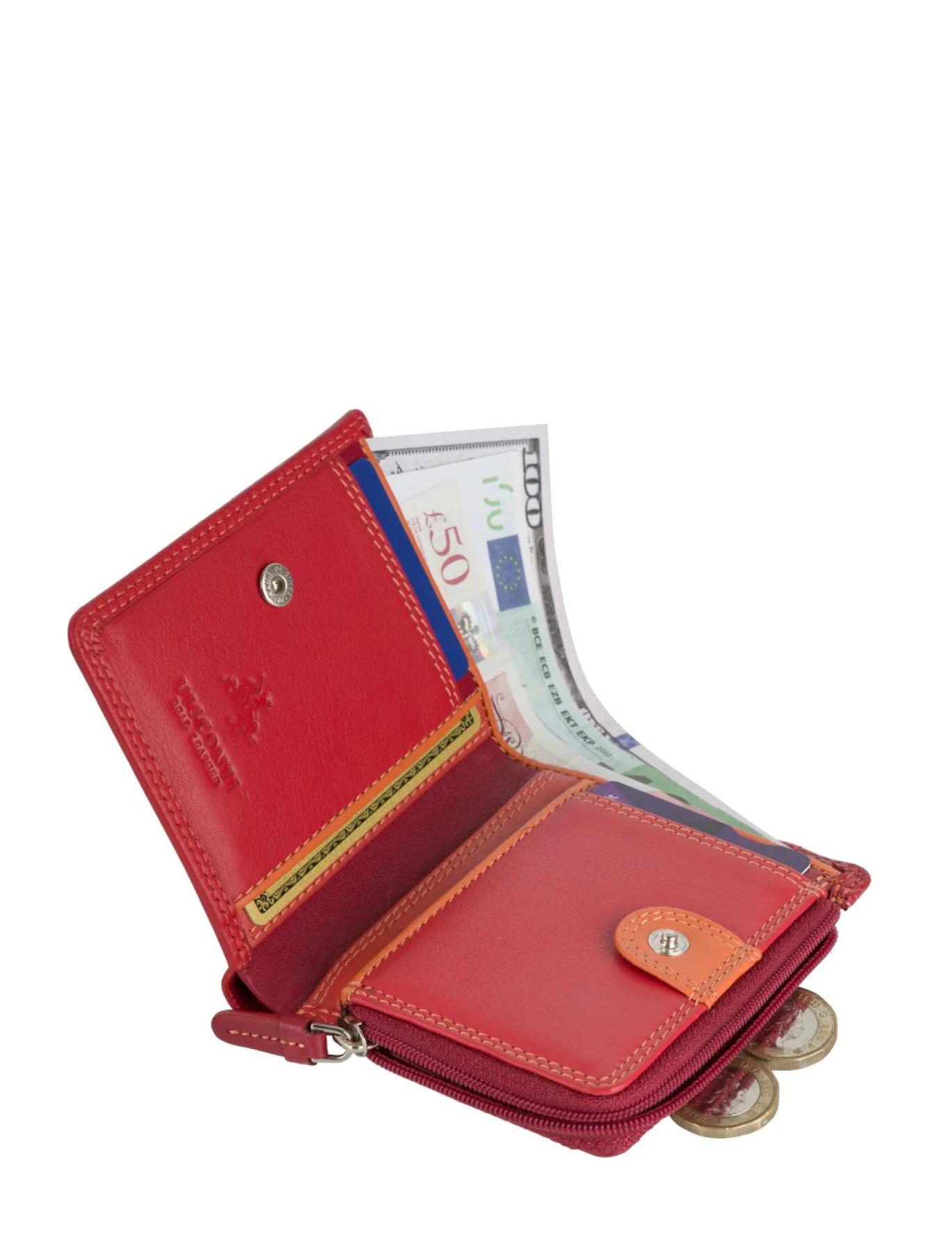 Кошельки Visconti модель RB112 RED M Фото