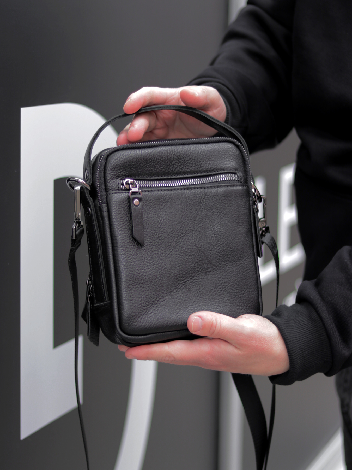 Мужская кожаная сумка через плечо SORENTO 319 модель SORENTO_319 Фото