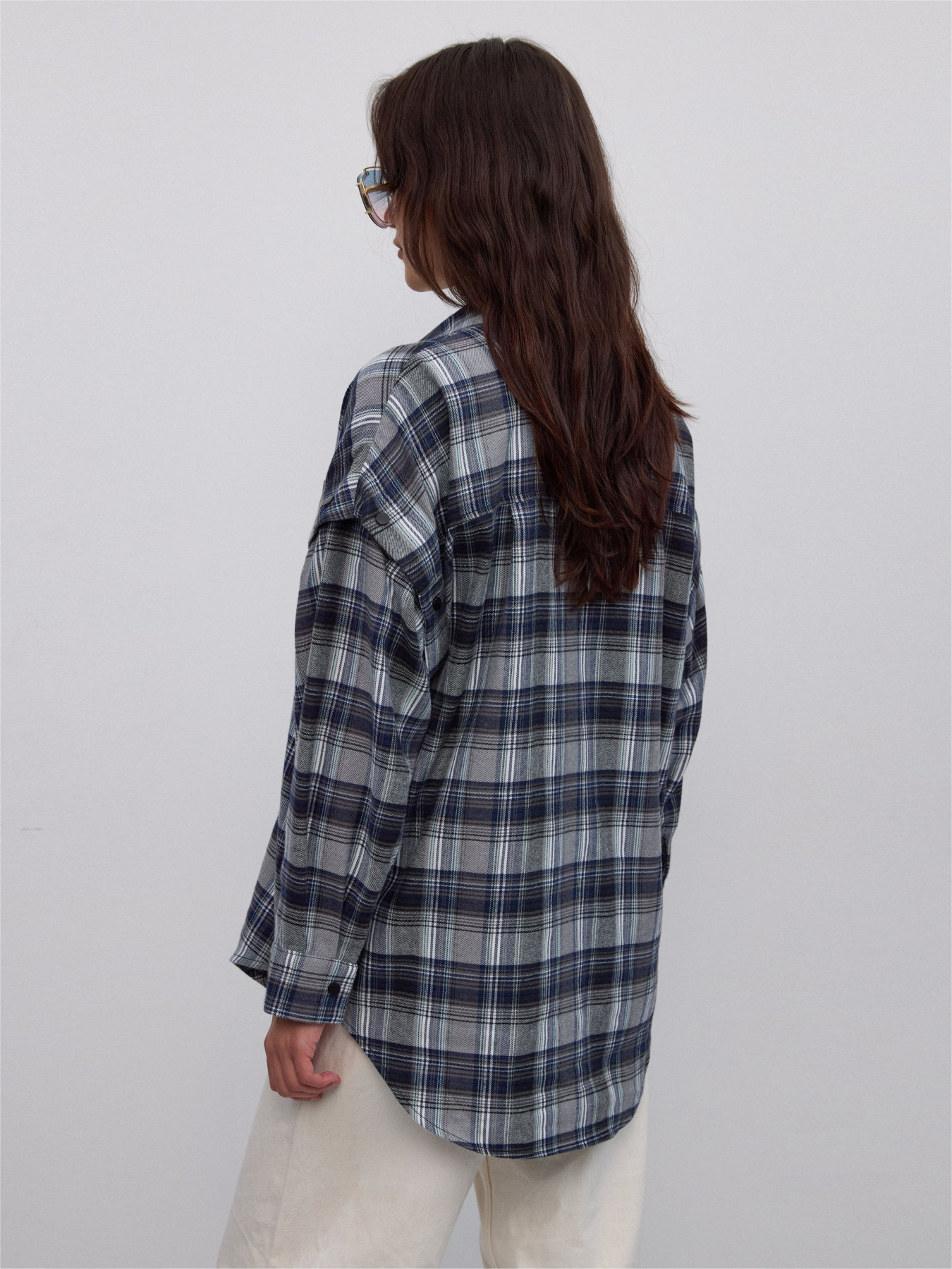 Рубашка в клетку Estro модель 05124-27-33206 Фото