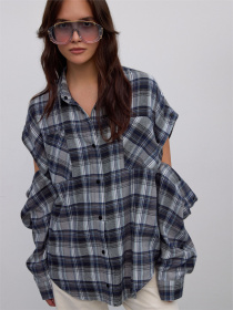 Рубашка в клетку Estro модель 05124-27-33206 Рубашка в клетку Estro модель 05124-27-33206 Фото