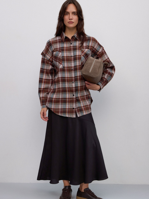 Рубашка в клетку Estro модель 05124-28-33208 Фото