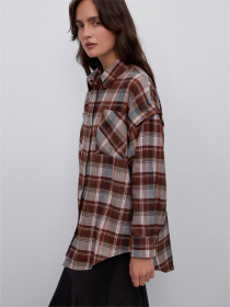 Рубашка в клетку Estro модель 05124-28-33208 Рубашка в клетку Estro модель 05124-28-33208 Фото