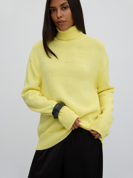 Светр в'язаний ESTRO 0541-06919, колір жовтий модель 0541-06919 Фото