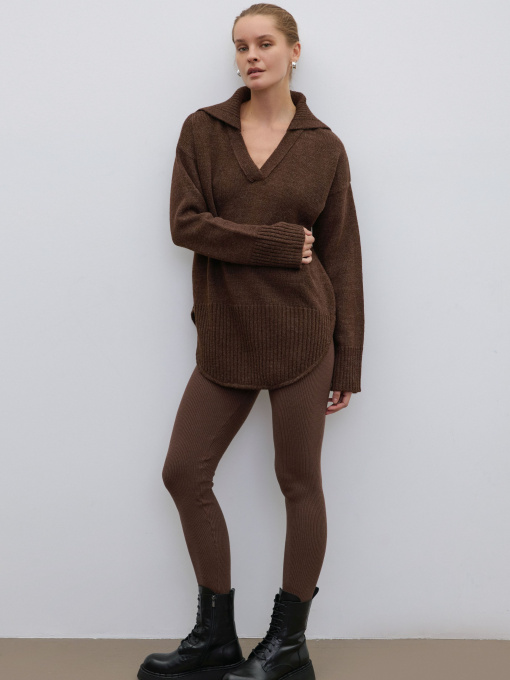 Костюм в'язаний ESTRO 0435-06908, колір коричневий модель 0435-06908 Фото