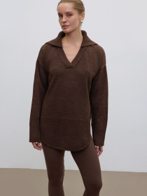 Костюм в'язаний ESTRO 0435-06908, колір коричневий модель 0435-06908 Фото