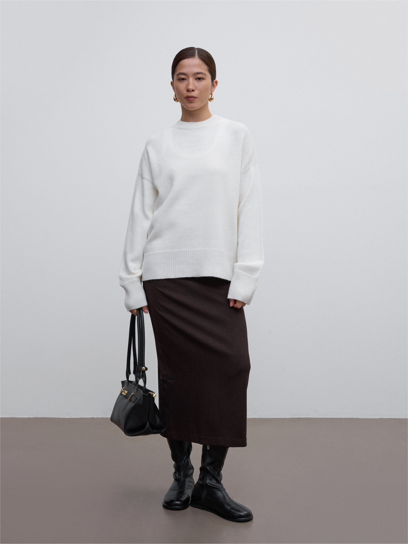 Джемпер ESTRO 0542-069201, колір молочний модель 0542-069201 Фото