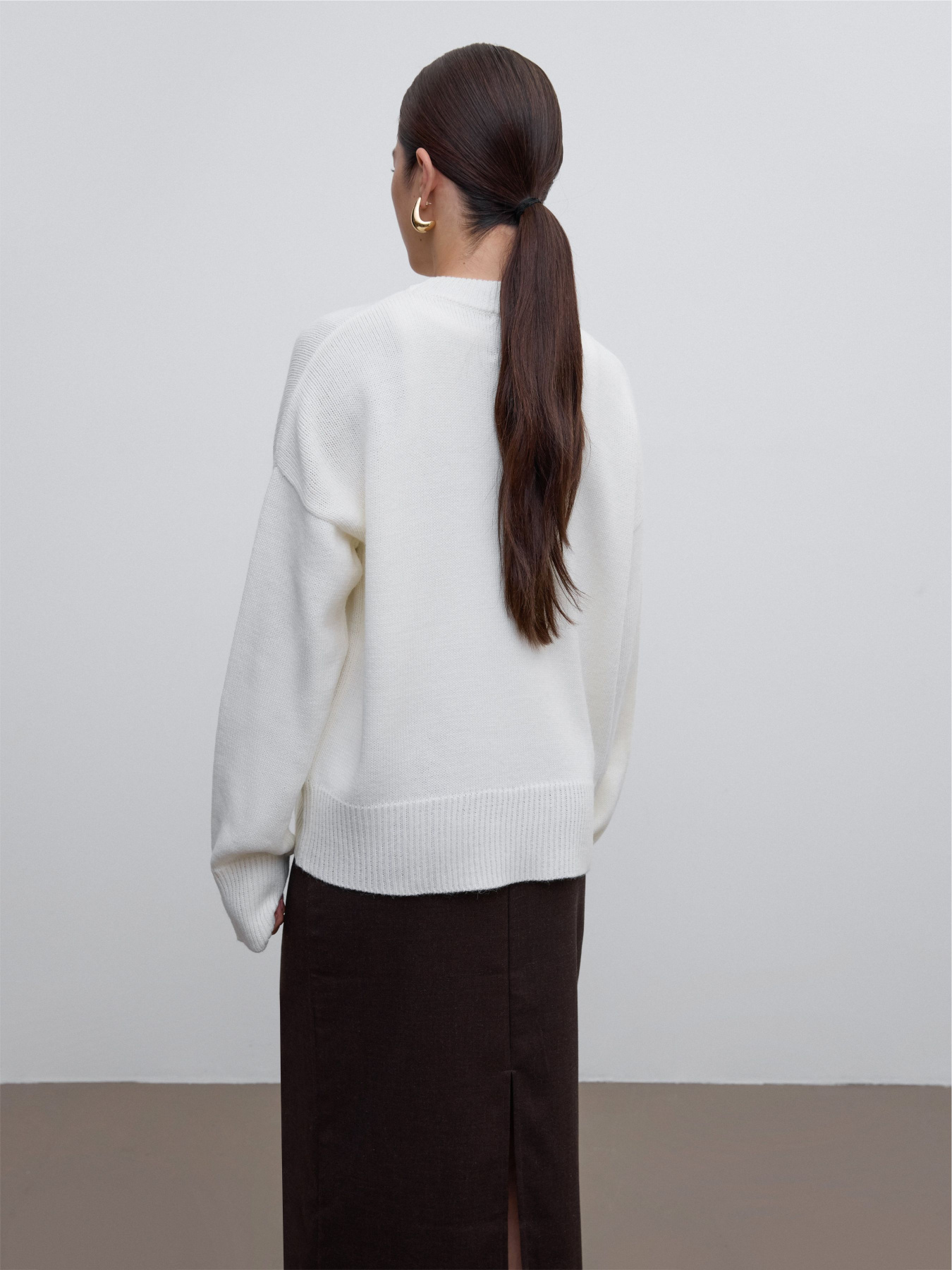 Джемпер ESTRO 0542-069201, колір молочний модель 0542-069201 Фото